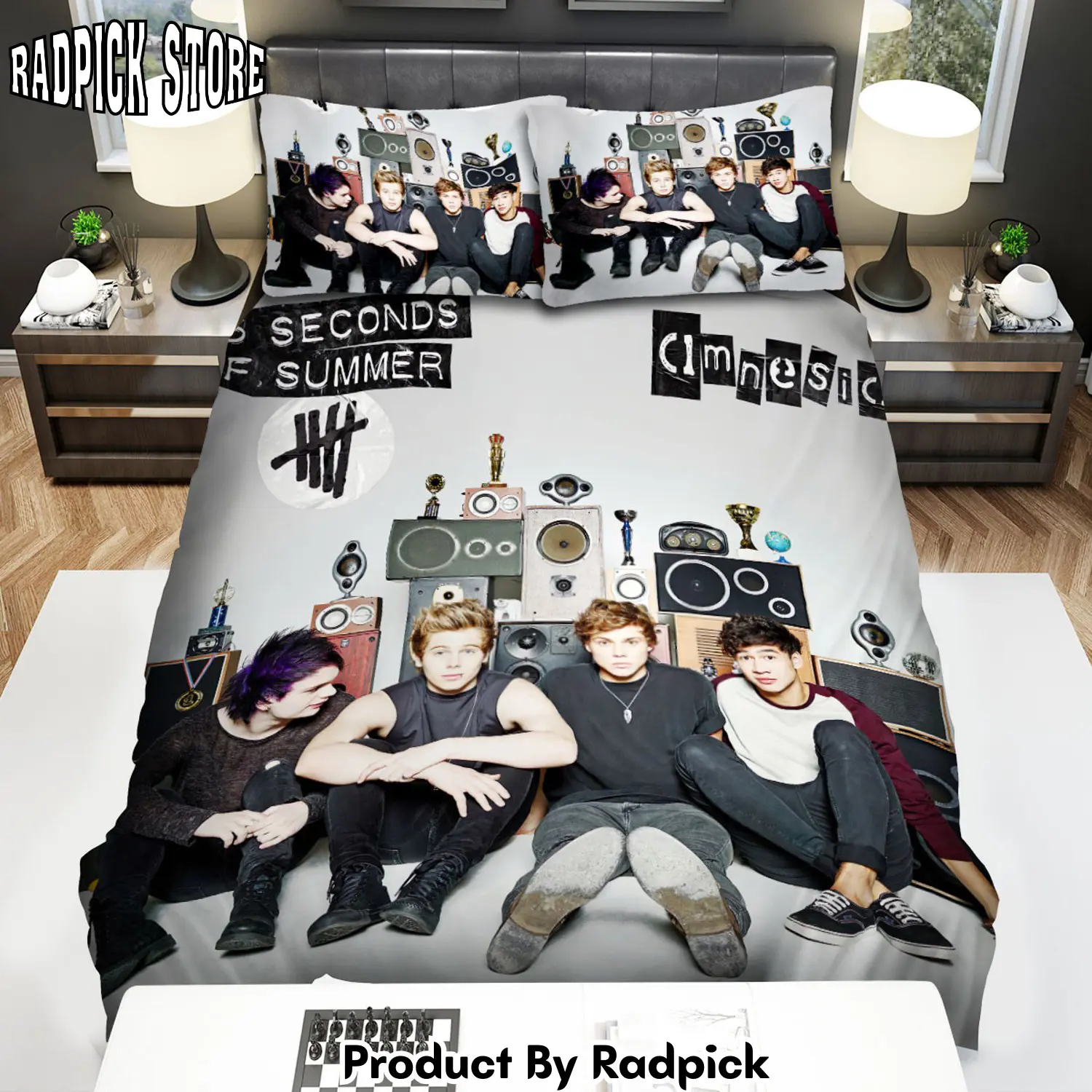 Radpick amnescia 5 second of summer bed sheets spread comforter duvet cover bedding sets rp3278808